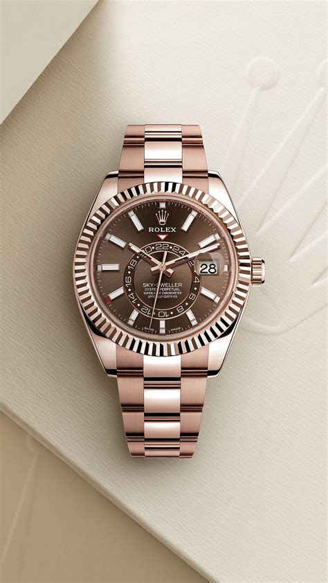 rolex everose sky dweller|rolex everose gold 40mm.